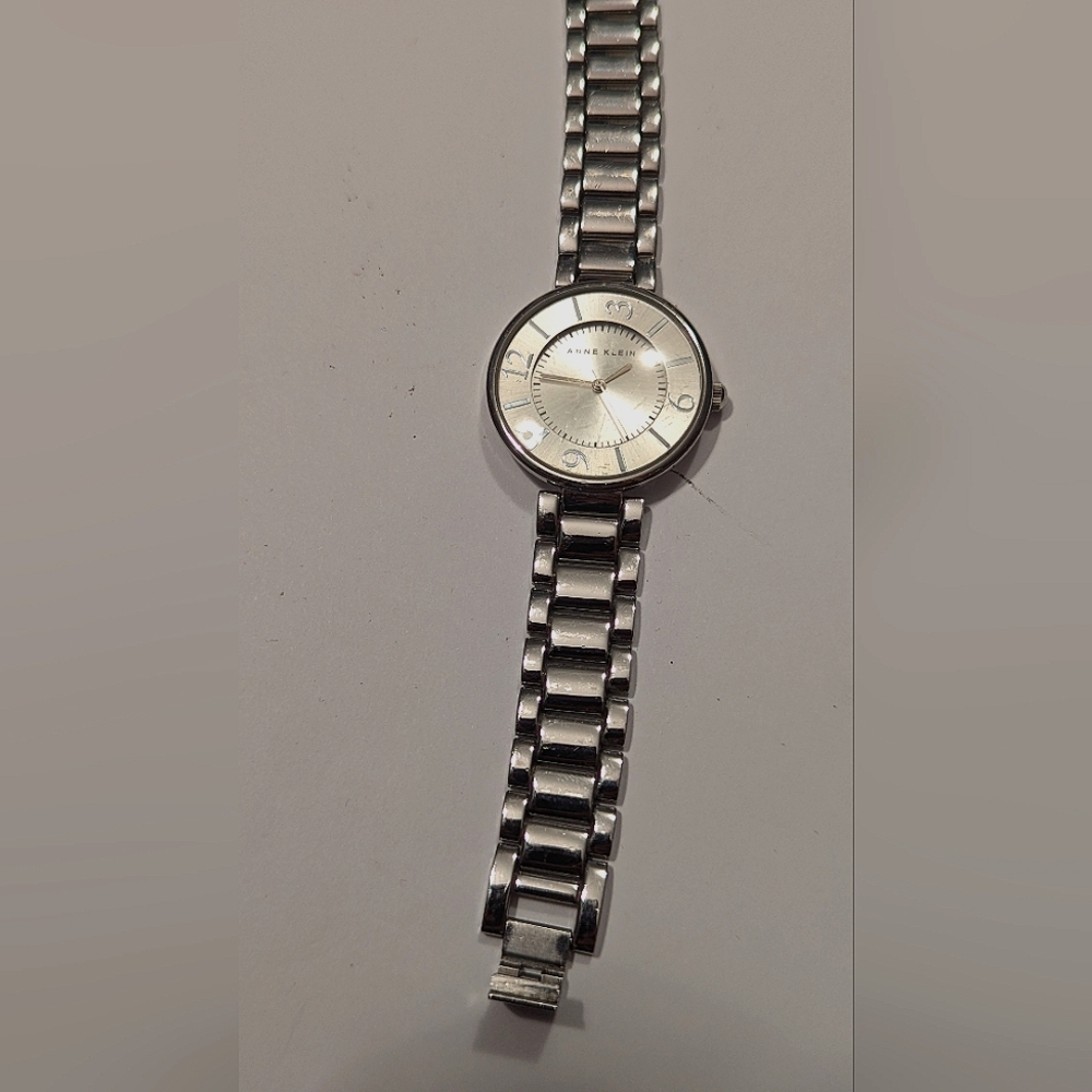 (962)Vintage Anne Klein Quartz 1789SVSV Women's Watch all stainless steel…